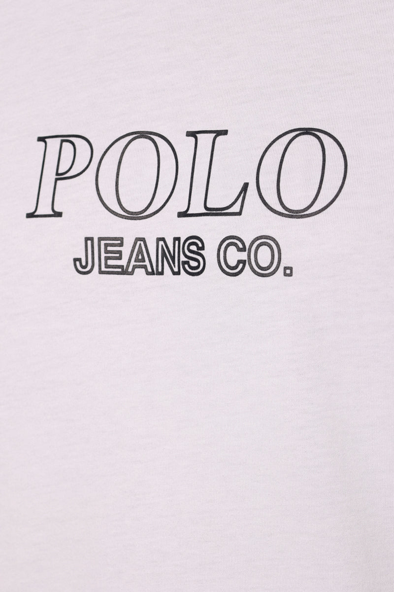 Polo T-Shirt Pjc Velcro Logo White